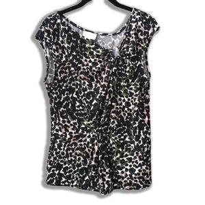 NWOT Laundry asymmetrical stretchy top